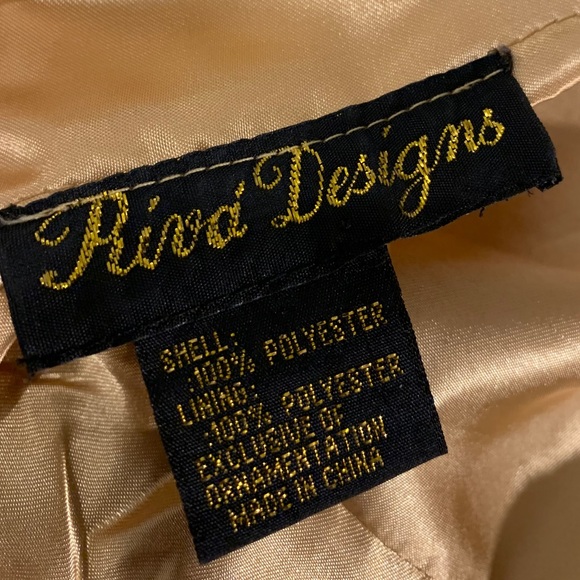 Vintage golden glamour evening gown - Picture 8 of 8